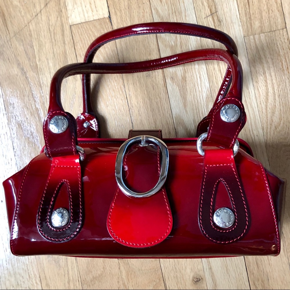 AUTHENTIC Stuart Weitzman “Heydoc” Red Parent Bag